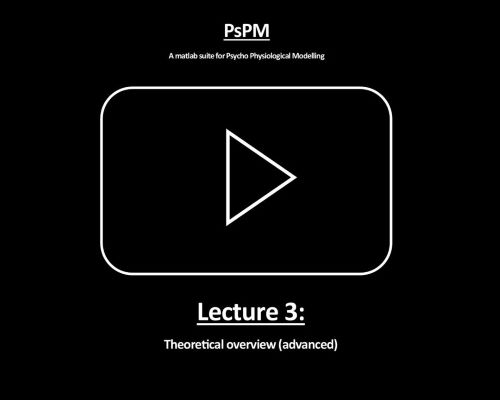 PsPM Lecture 3