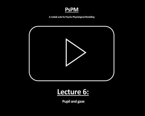 PsPM Lecture 6